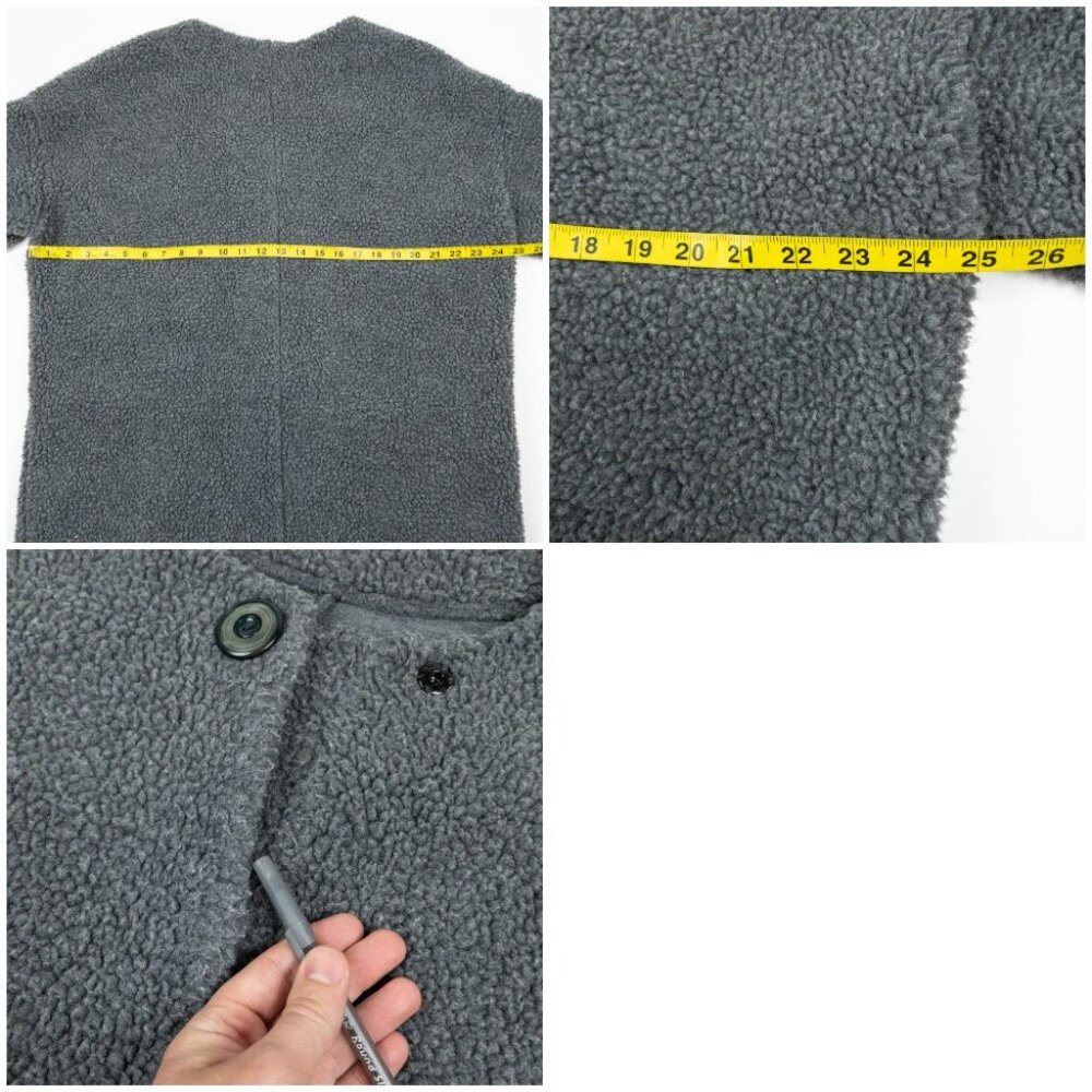 Madewell Gray Textured Coat - Picture 16 of 16